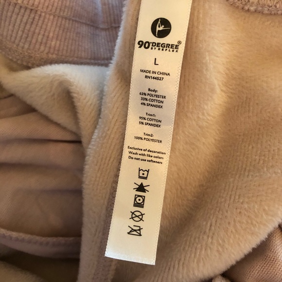 90 degree by reflex pink jogger pant NWT large - Picture 7 of 7